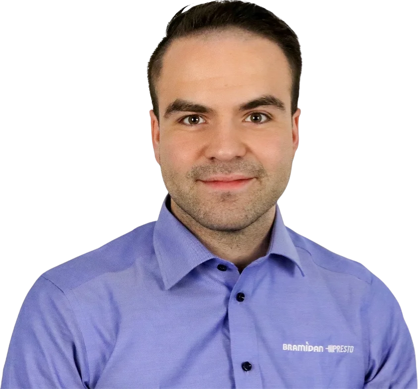 Bramidan & Presto Key Account Manager Stian Arriagada Ølnes