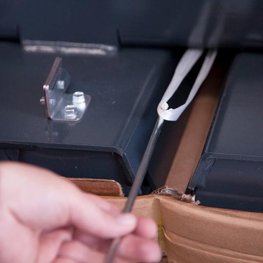 Bramidan ballepresser båndkrok fiberbånd